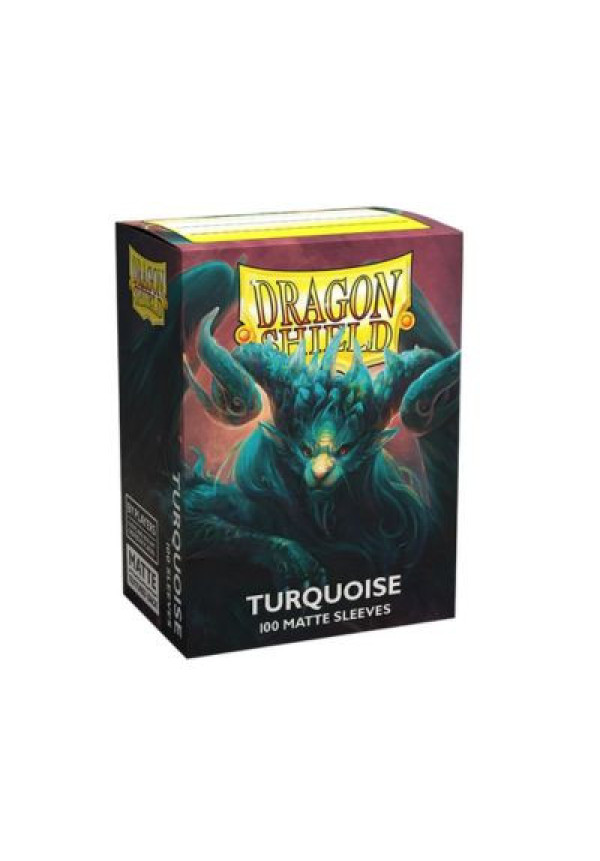 Fundas Dragon Shield Turquesa Mate 100 Uds