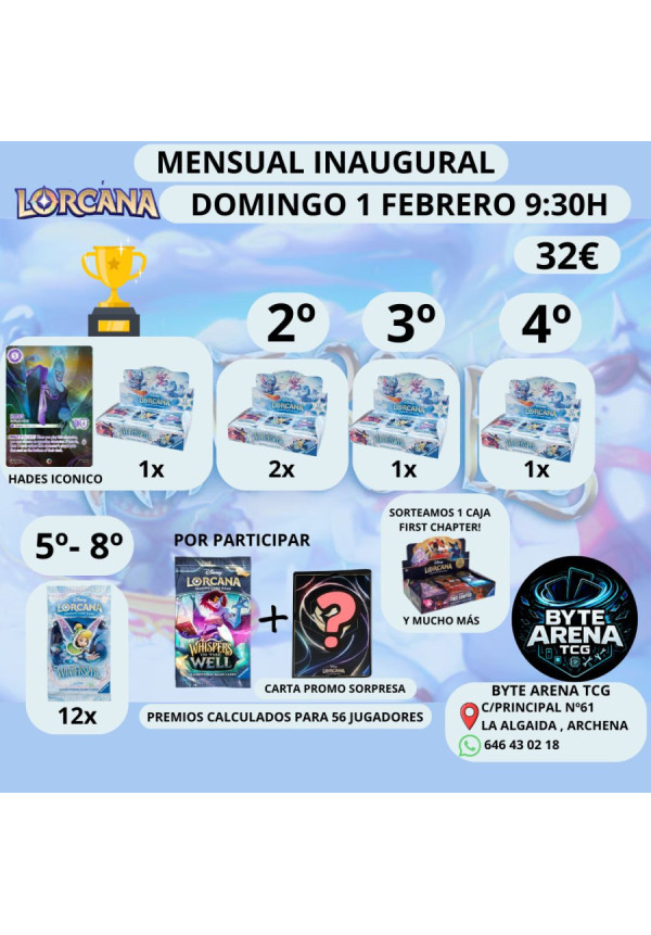 Mensual Inaugural Byte Arena Lorcana 