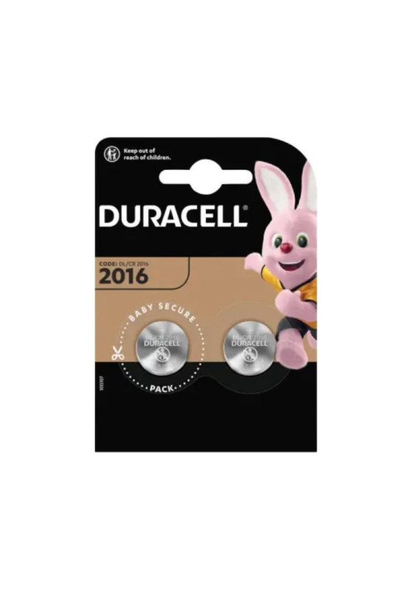 Pilas Duracell CR2016 Pack de 2