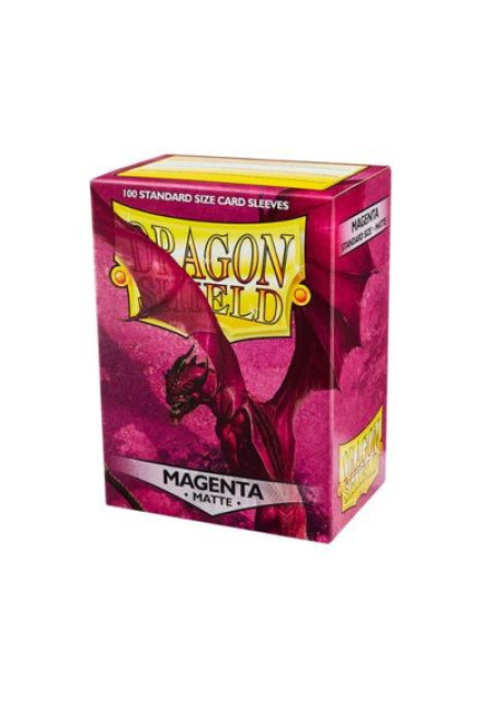 Fundas Dragon Shield Magenta Mate 100 Uds