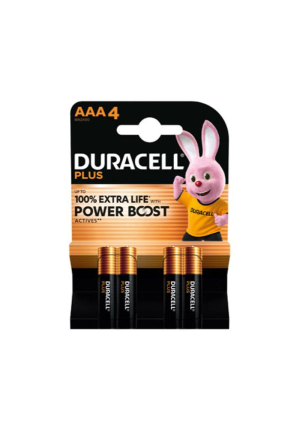 Pack 4 Pilas Duracell Triple AAA