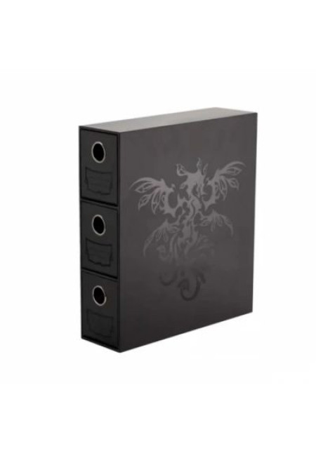 Archivador- Cajonera Dragon Shield 3 Compartimentos Negro 