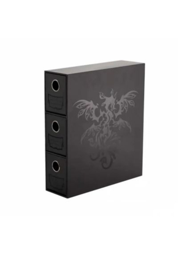Archivador- Cajonera Dragon Shield 3 Compartimentos Negro 