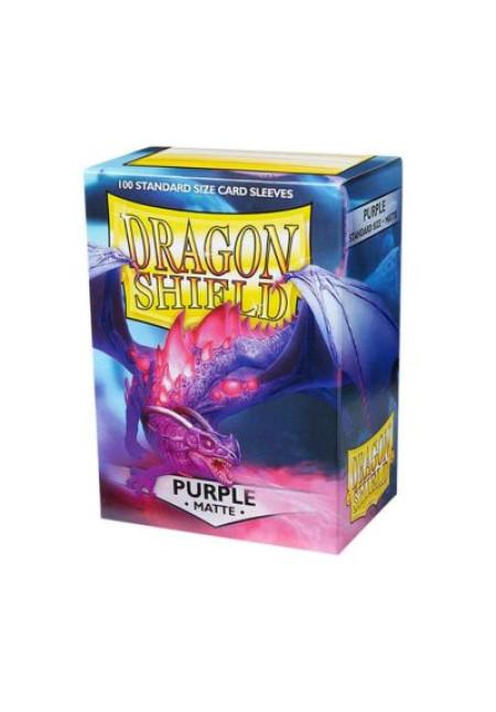 Fundas Dragon Shield Morado- Purple Mate 100 Uds Fundas Dragon Shield Morado- Purple Mate 100 Uds