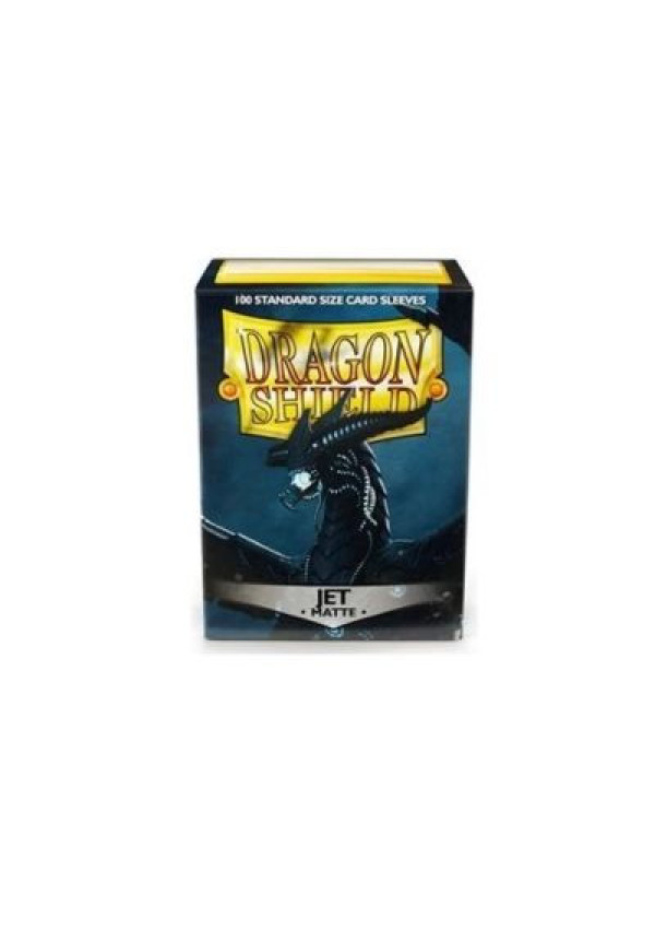 Fundas Dragon Shield Jet - Negro Mate 100 Uds