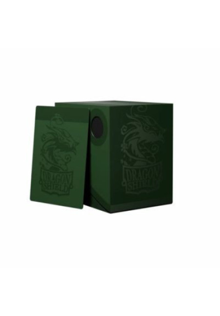 Deck Box Dragon Shield Double Shell Verde - Forest Green/Negro