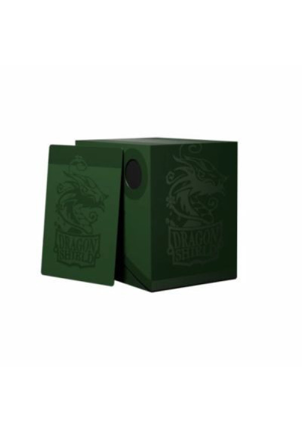 Deck Box Dragon Shield Double Shell Verde - Forest Green/Negro