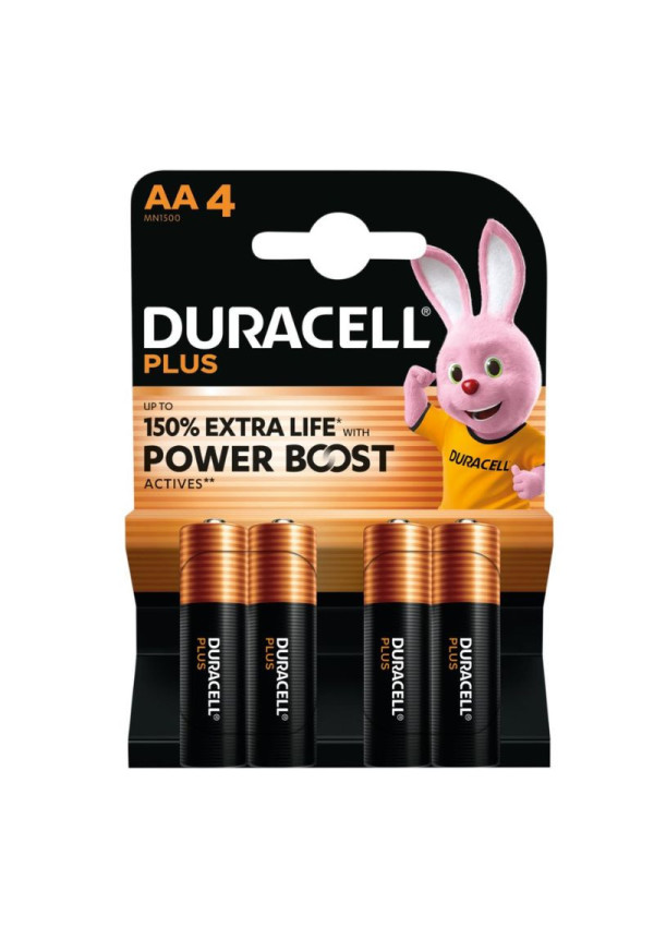 Pack 4 Pilas Duracell  Doble AA