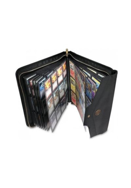 Album Enhance 12 Bolsillos 624 Cartas con Cremallera