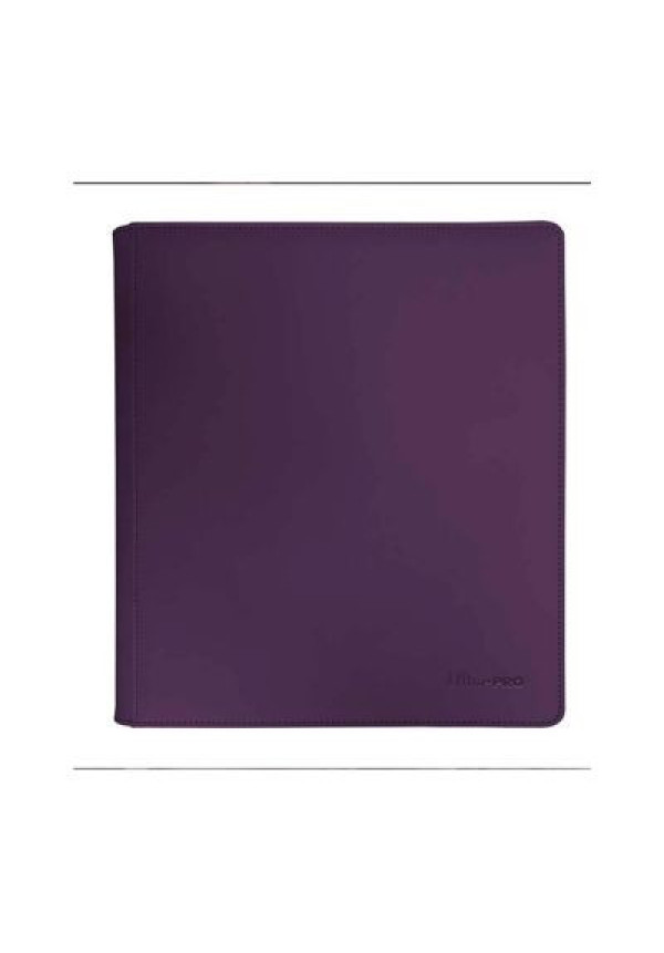 Album Ultra Pro 12 Bolsillos  480 Cartas Morado Cremallera