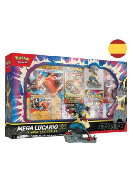 Caja Figura Mega Lucario EX Español Pokemon