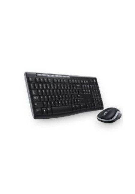 Teclado + Raton Logitech MK270 Inalámbrico Negro