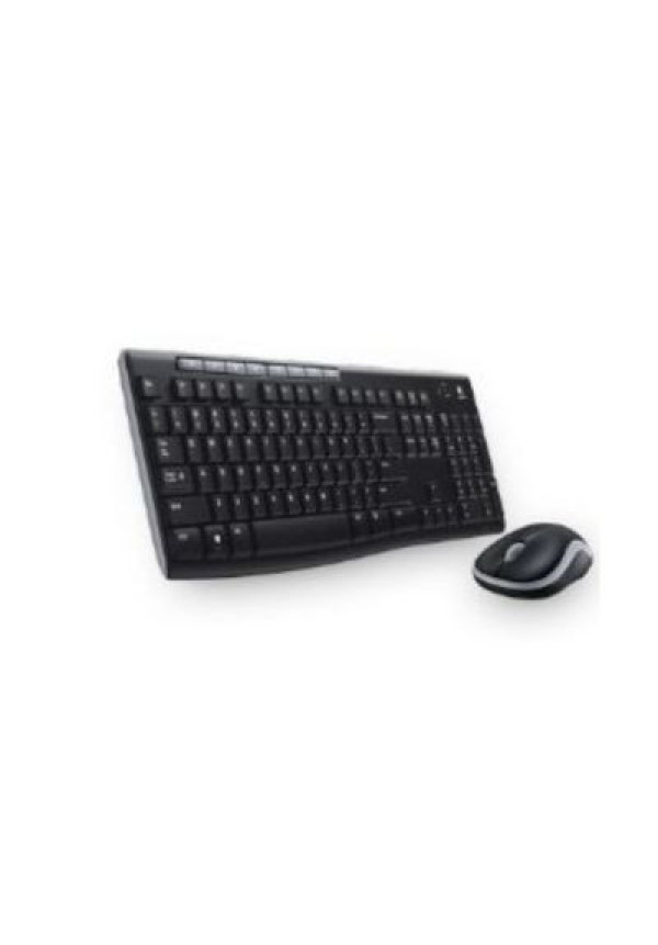 Teclado + Raton Logitech MK270 Inalámbrico Negro