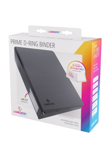 Archivador Prime D-Ring Binder Gamegenic Negro Archivador Prime D-Ring Binder Gamegenic Negro