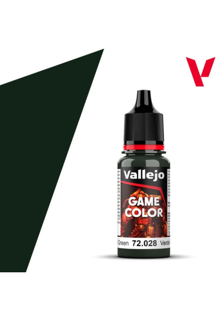 Pintura Game Color Verde Oscuro 72.028 Vallejo