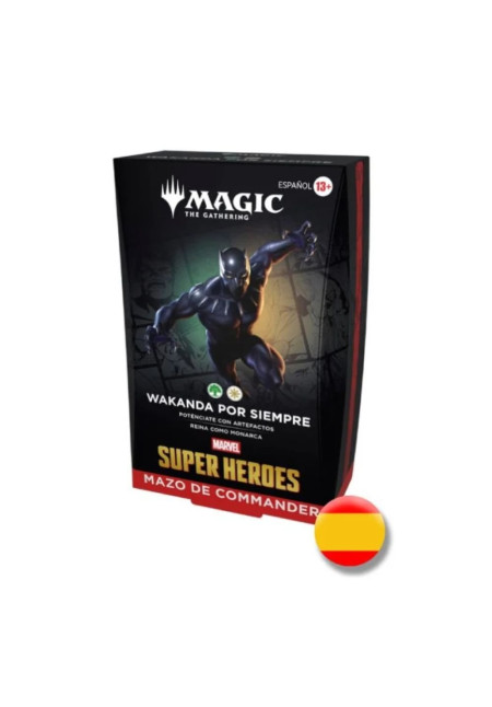 Mazo Commander Wakanda Por Siempre Marvel Super Heroes Español