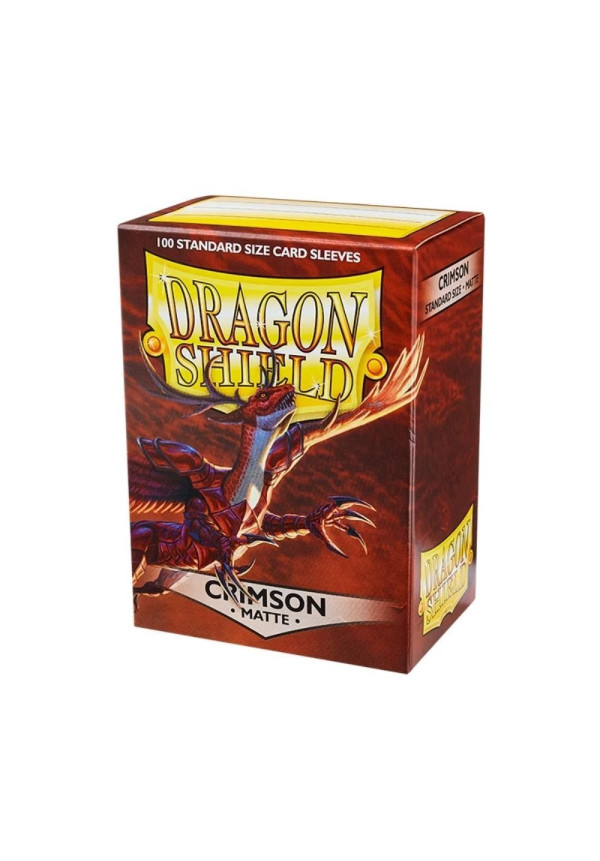 Fundas Dragon Shield Crimson Mate 100 Uds