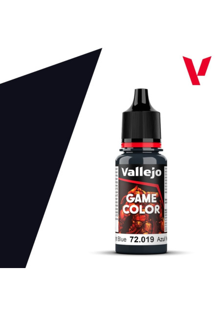 Pintura Game Color Azul Negro 72.019 Vallejo