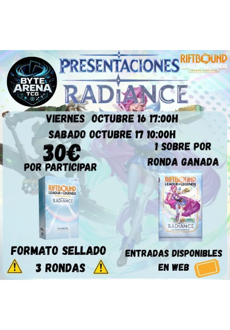 Presentaciones Riftbound RADIANCE