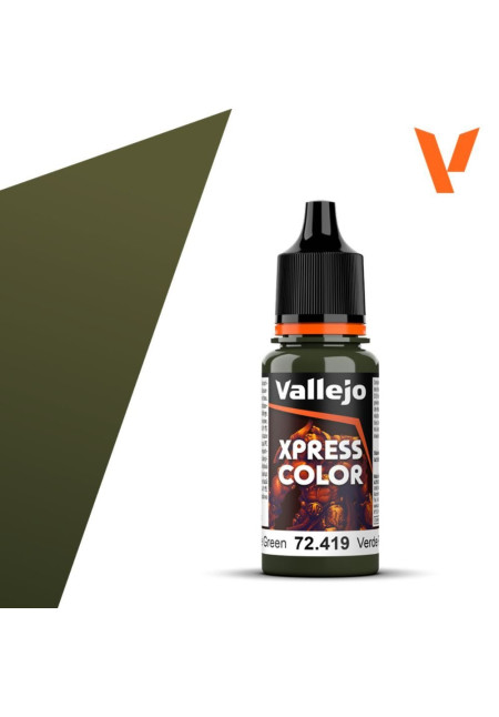 Pintura Xpress Color Verde Plaga 72.419 Vallejo