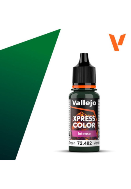 Pintura Xpress Color Intense Verde Monástico 72.482 Vallejo