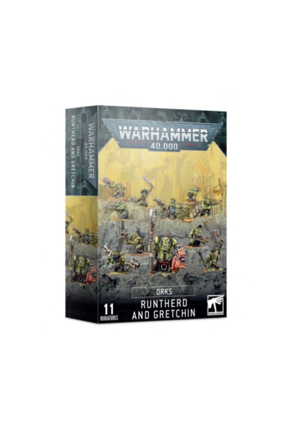 Warhammer 40K Orks Runtherd and Gretchin