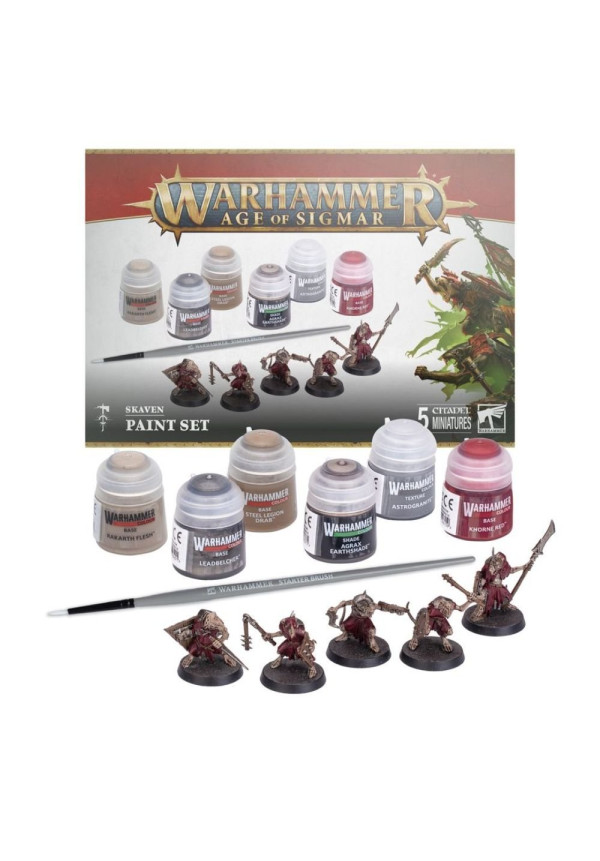 Warhammer Age of Sigmar: Set Pinturas Skaven 60-09