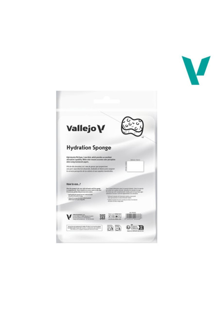 Esponja Hidratante Para Paleta Humeda Vallejo Esponja Hidratante Para Paleta Humeda Vallejo