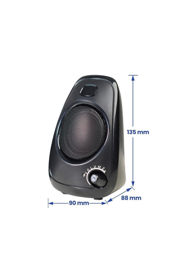 Altavoces Ewent 2.0 EW3527 Negro