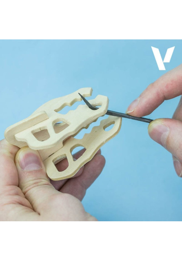 Set 10 Limas Curvadas Vallejo T03003