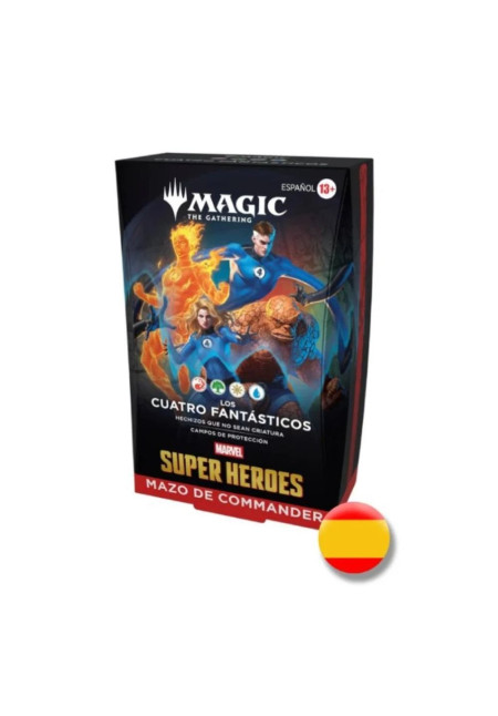 Mazo Commander Cuatro Fantasticos Marvel Super Heroes Español