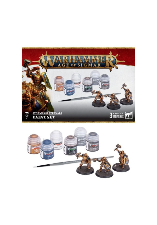 Warhammer Age of Sigmar: Set Pinturas Forjados de la Tormenta 60-10