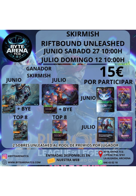Skirmish JULIO Domingo 12 10:00h Skirmish JULIO Domingo 12 10:00h