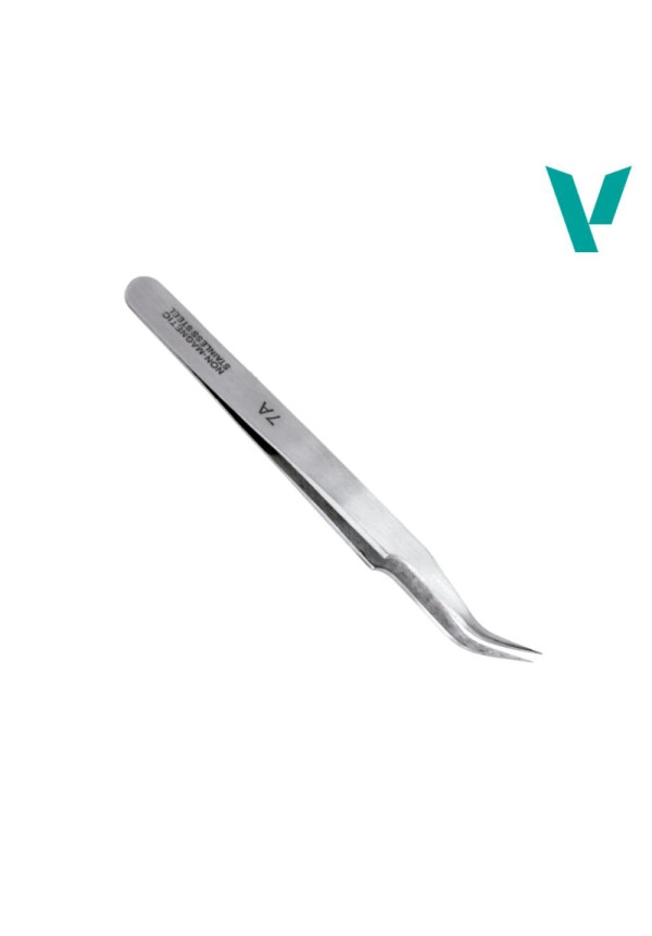 Pinzas Precision Punta curva Vallejo T12004