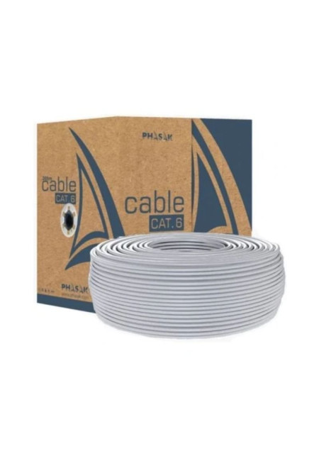 Cable Phasak Cat6 de Red Color Gris €/Metro Cable Phasak Cat6 de Red Color Gris €/Metro
