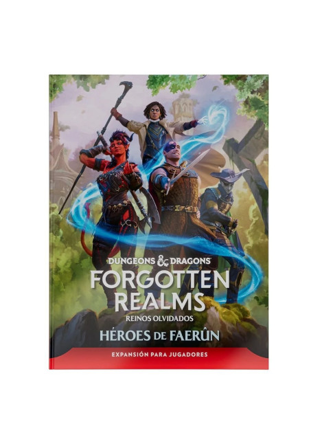 Libro D&D Reinos Olvidados: Heroes de Faerun Español Guia de Jugador