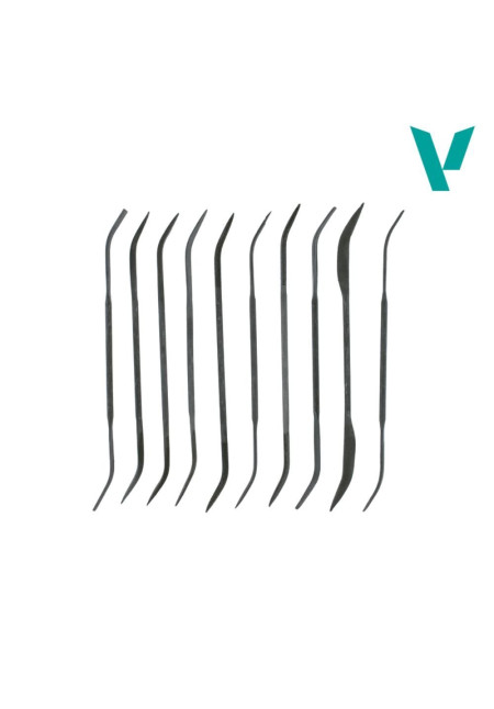 Set 10 Limas Curvadas Vallejo T03003