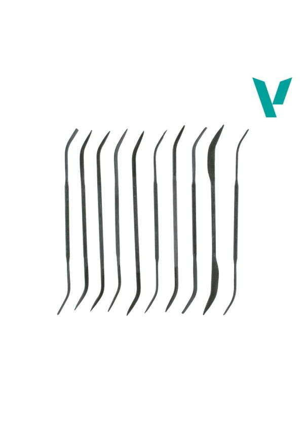 Set 10 Limas Curvadas Vallejo T03003