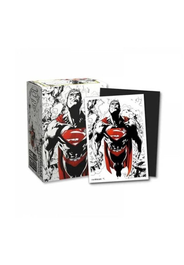 Fundas Dragon Shield Superman Red/White 100 Uds