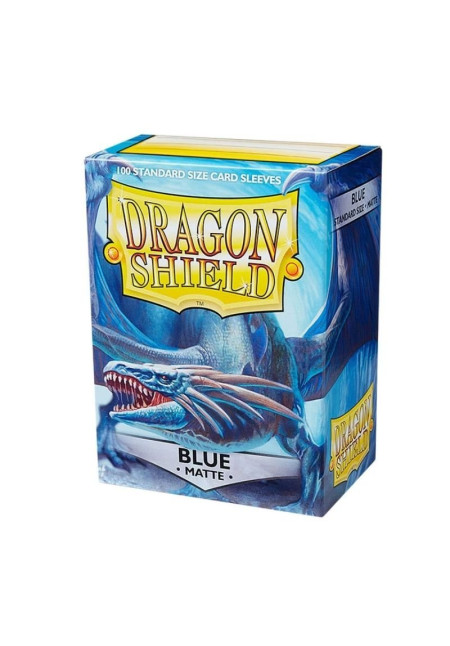 Fundas Dragon Shield Blue Mate 100 Uds