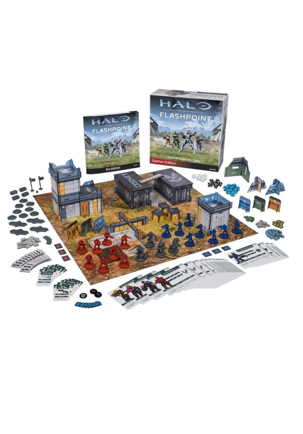 Halo Flashpoint Juego Tactico de Miniaturas Spartan Edition