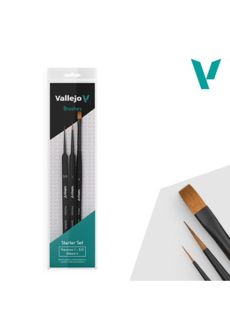 Set 3 Pinceles Starter Vallejo B03990