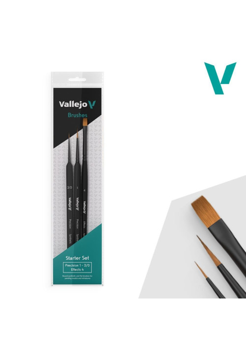 Set 3 Pinceles Starter Vallejo B03990