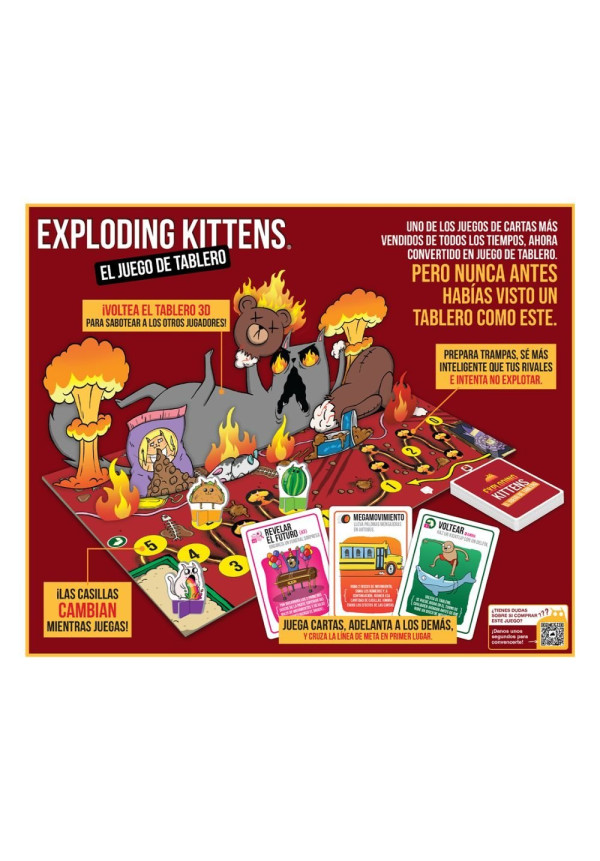 Exploding Kittens: El Juego de Tablero