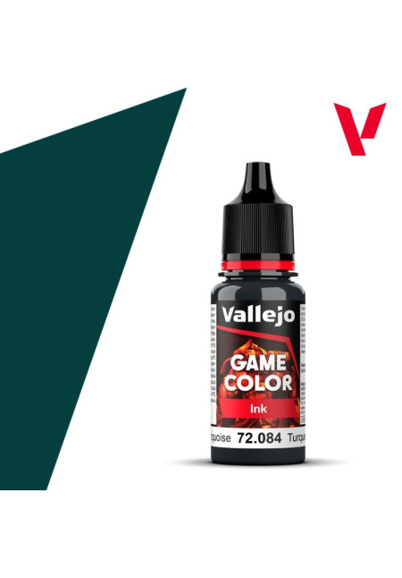 Pintura Game Color Ink Turquesa Oscuro 72.084 Vallejo