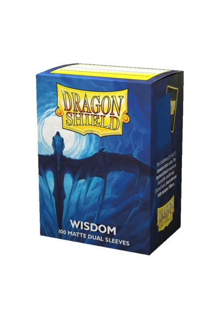 Fundas Dragon Shield Wisdom Dual  Mate 100 Uds