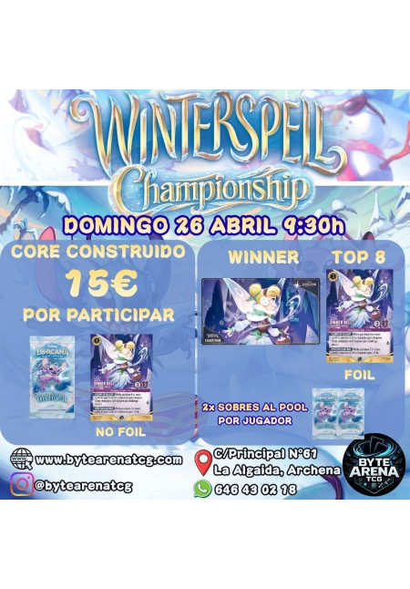 ChampionShip WinterSpell Disney Lorcana 26 Abril 