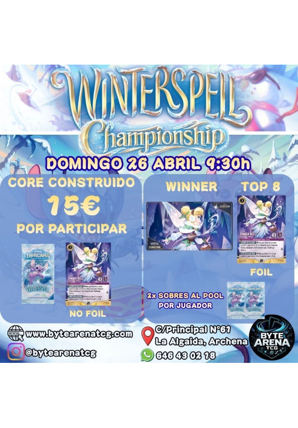 ChampionShip WinterSpell Disney Lorcana 26 Abril 