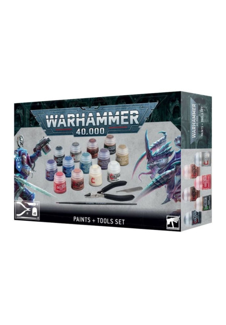 Warhammer 40K 60-12 Set Pinturas y Herramientas