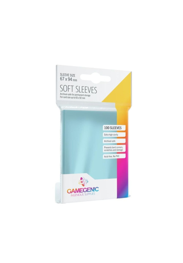 Fundas Gamegenic Soft Sleeves 100uds 67x94mm